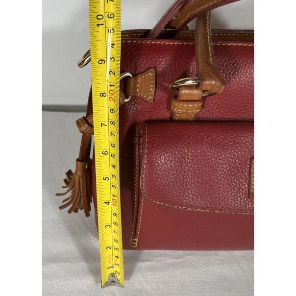 Dooney & Bourke Vintage AWL Satchel Leather Bag w/ Matching Coin Purse – Chestnu - Picture 14 of 16